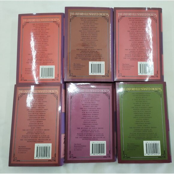 Oxford Illustrated Dickens 20 Vol Set 1987 OUP Missing Oliver Twist - Picture 6 of 10